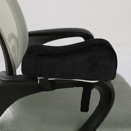 2PC Office Chair Armrest Pads Soft Adjustable Chair Arm Pillow Relieve Elbow Pressure Suitable for Home Office