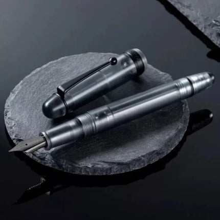 Asvine V126 Fountain Pen Vacuum Acrylic Filling EF/F/M Nib Beautiful Transparent/ Brown Matte White Writing Gift Set Stationery