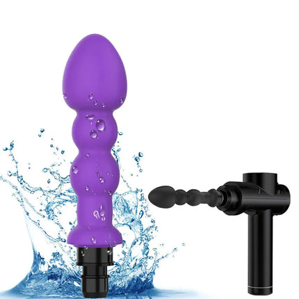 Massage Gun Head Vibration Message Gun Vibrators for Female Man Attachments  Silicone Heads for Fascia Massage Gun Percussion