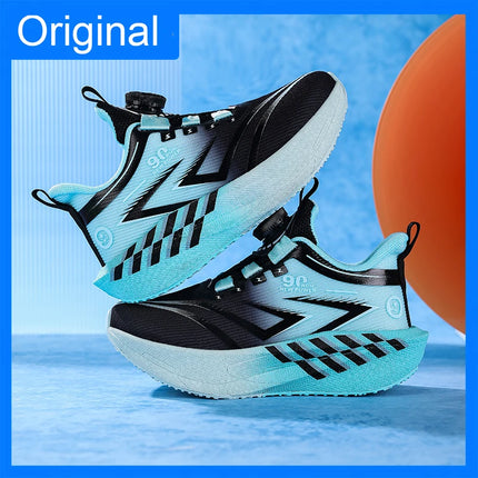 Children Sneakers Spring Soft Sole Rebound Anti Slip Student Competition Training Shoes Casual Professional Running Shoes