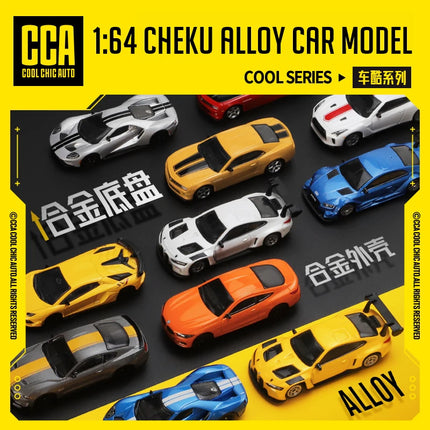 CCA 1:64 BMW, Audi, Ford, Nissan Lamborghini Collection Full body Alloy Manufacturing Die Casting Car Model Toy Car