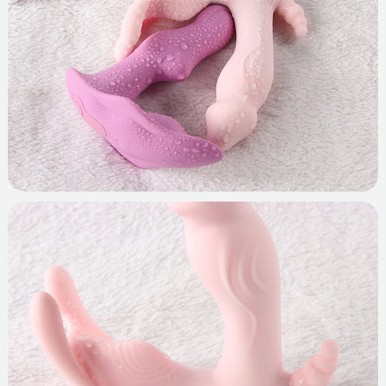 Wearable Dildo Vibrator G Spot Clitoris Stimulator Butterfly Vibrating Panties Erotic Toy Adult Toy for Women Orgasm Masturbator