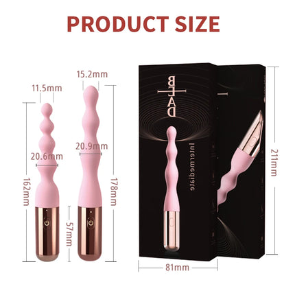 10 Speeds Anal Vibrator for Women Anal Beads Prostate Massage Butt Plug G-spot Clitoris Stimulator Masturbators Sex Toys For Men