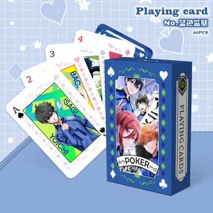 Anime Jujutsu Kaisen Haikyuu Cosplay Board Game Cards Genshin Impact Hardcover Poker Toy Gift