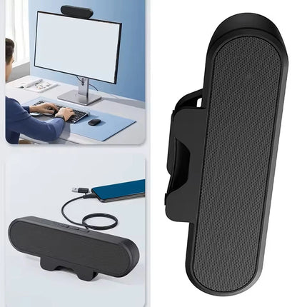 Soundbar Speaker Mini Portable USB Wired Computer TV PC Laptop Desktop Clip Subwoofer Sound Box Music Bocina Coluna Caixa De Som