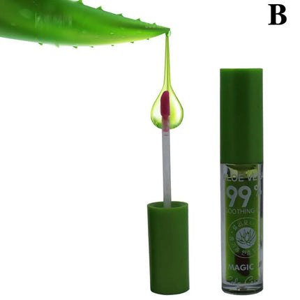 Aloe Vera Lip Balm - Temperature Activated Color Change | Hydrating Plant-Based Formula | Jelly Gloss