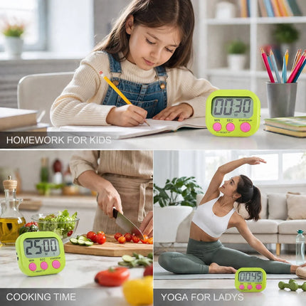 Egg Timer Children Alarm Clock Pomodoro Timer for Studying Gadgets Digital Kitchen Visual Tools Dining Bar Home Garden