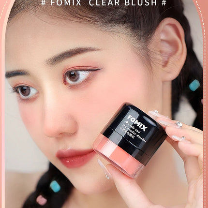 FOMIX Loose Powder Air Cushion Blush Long Last High Pigment Soft Misty Matte Face Blusher Natural Colors For Cheek