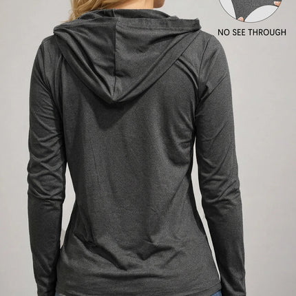 Women's Super Soft Long Sleeve Hoodie — Perfect for Hiking, Fitness, Running & Cycling