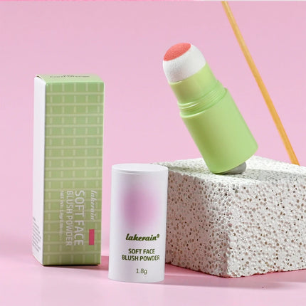 Lakerain Blush Stick Cheek Lip Tinted Moistured Long-wearing Flush Blusher Silky Brighten Blush Cream Cosmetics Matte Nakeup