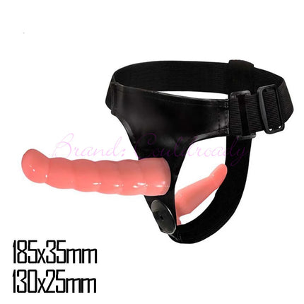 Double Strapon Anal Ultra Elastic Harness Strap On Dildo Lesbian Strap-on Penis Adult Sex Toys For Women