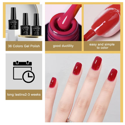 Poly Gel Nail Kit UV LED / Kit Gel Ongles UV LED