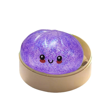 High Quality Simulation Flash Dumpling Pressure Ball Slow Rebound Soft Pinch Decompression Baozi Modeling Stress Relief Toy Gift