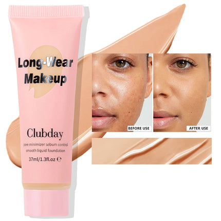 High Coverage Liquid Foundation BB Cream Primer Waterproof Lasting Concealer Corrector Base Facial Korean Makeup Women Cosmetics
