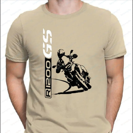 For 1200 GS Fans T-SHIRT Motorrad Motorcycles Shirt R1200GS Graphic T Shirts Motorcycle Enthusiast cotton Short-sleeve tee tops