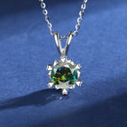 XH-Green Moissanite / 0.5ct with box