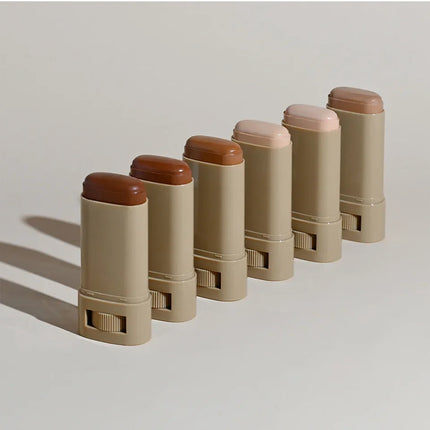 Bronze Foundation Stick Serum Boosted Skin Tint Silky Texture Moisturizing Coverage Concealer Base Even Skin Tone Makeup