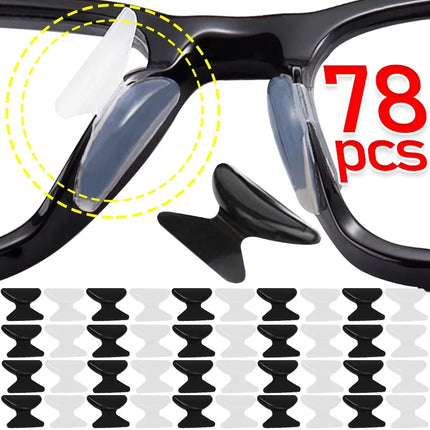Transparent Glasses Nose Pad Eyeglasses Anti Slip Nose Holder Long Lasting Spectacles Self Adhesive Nose Support Eyewear Parts
