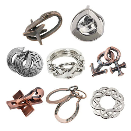 Metal Puzzle Toys For Children Adults Rompecabezas Metalico 3D IQ Brain Teaser Casse Tete Juguetes Y Aficiones игрушки для детей