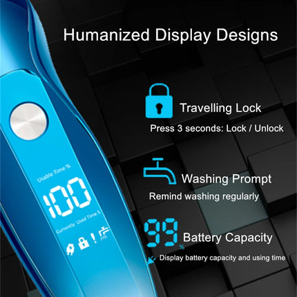 ZOZEN Electric Shaver Rotary Shaver Electric Razor Beard Trimmer Rechargeable Shaving Machine for Men Wet-Dry Use Waterproof