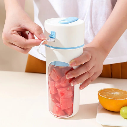400ml Large Capacity USB Electric Juicer Cup Portable Hand Shake Wireless Juice Blender