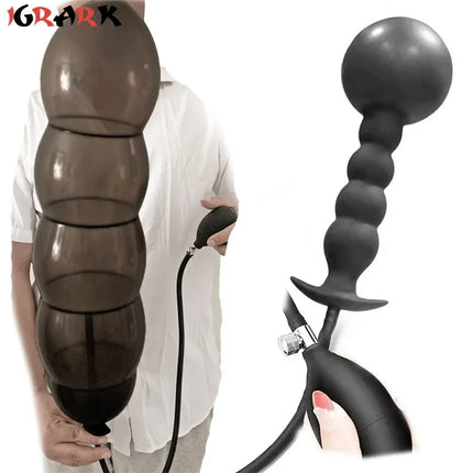 Adult Toys G spot Expansion Stimulate Sex Tool Inflatable Anal Butt Plug Dilator Big Dildo Insertion Male Prostate Toy Massager