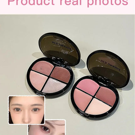 Herorange Sweetheart Blush Cream｜Four Colors in One, Delicate and Skin-Friendly, Brightens and Contours with Full Vitality