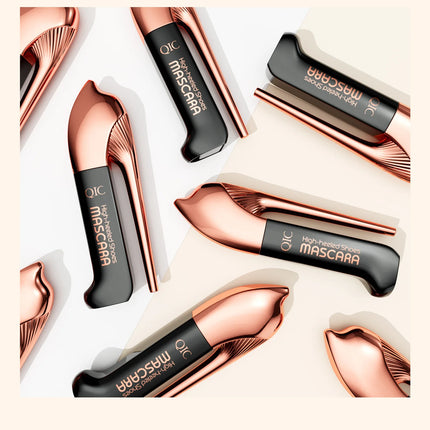 2025 High Heels Mascara 3D Waterproof Non-smudging Thick Curl Natural Slender Cross-border Makeup