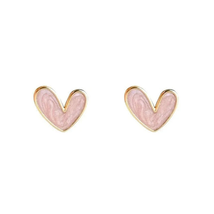 Heart Pearl Drop Earrings / Boucles Oreilles Pendantes Cœur Perle