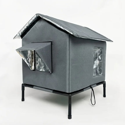 Winter Warm Cat Nest Outdoor Cat Shelter Insulated Stray Cat House Floor Thermal Insulation Pet Kitten Nest Cave Cat Tent