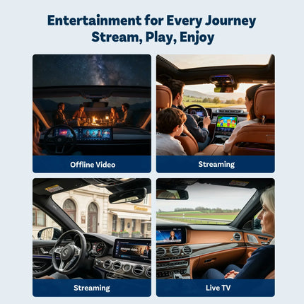 Ottocast Play2Video Ultra/Express Wireless CarPlay Android Auto Adapter Android AI Box for Netflix Youtube Spotify Accessories