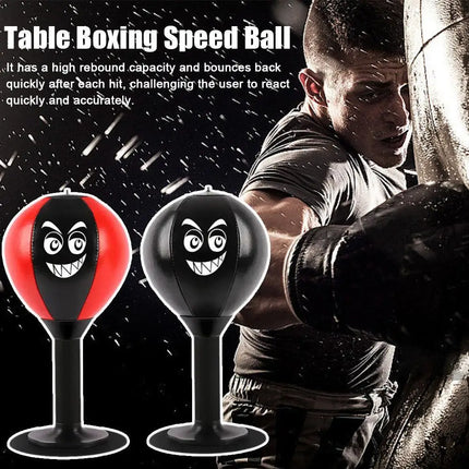 Desktop Punching Bag Stress Relief with Suction Cup for Office Table Counters Desk Boxing Punch Ball Funny Boxing Bag for Wall