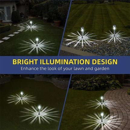 NEW 10Pack Solar Outdoor Lights Garden Lantern Solar Powered Lamp Waterproof Landscape Lighting Pathway Yard Lawn Decoration