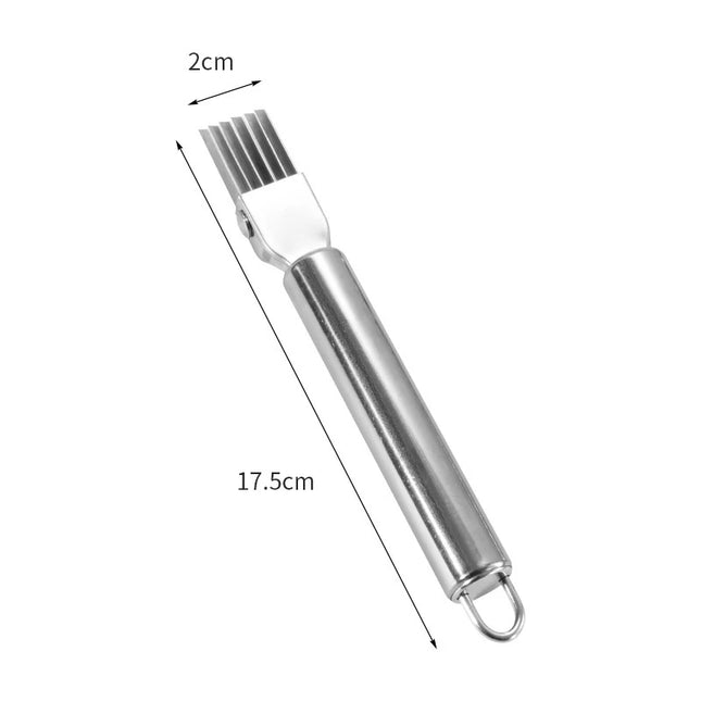 Stainless Steel Chopped Green Onion Knife Scallion Cutter Onion Slicer Cutter Vegetable Fruit Shredder Kitchen Gadget