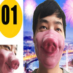 Pig head pattern / OneSize