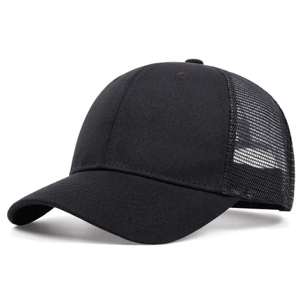 Customized Logo Color Matching Breathable Mesh Baseball Cap Spring and Summer Sunshade Men and Women Adjustable Truck Driver Hat