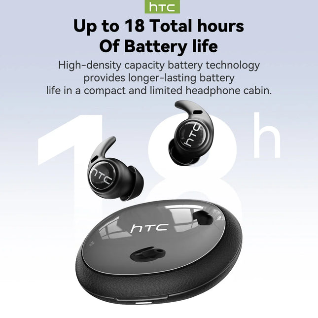 HTC NE76 Sleep Bluetooth Earbuds, AI Translator Earbuds Mini Wireless Headphones 3g Ultra-Lightweight Comfort Sleep Friendly