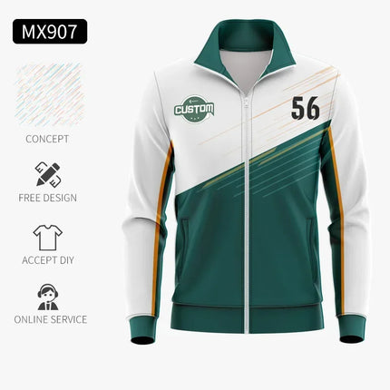 Wholesale Custom Soccer Tracksuit Sets Sweat Suits Mens Winter Training Polyester Football Tracksuits Jacket With Zipper Pockets