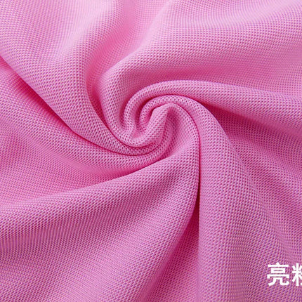 Pure Pique Fabric Classic Comfort Mesh Spring Summer Collar Polo T-Shirt Breathable Designer Knit Clothing DIY Material