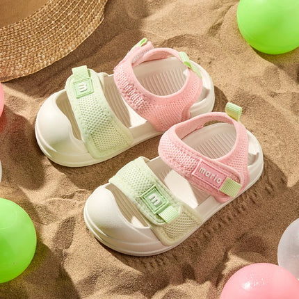 Cheerful Mario Children's Sandals Boys Girls Outdoor Sport Sandals for Kids