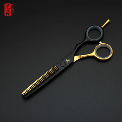 The 6-inch black and blue dual blade handle is ergonomically designed for greater comfort and ease of use, making it suitable fo