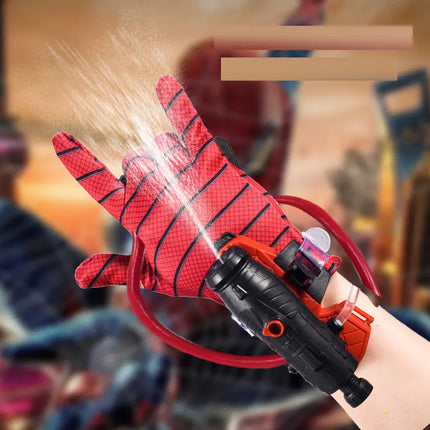 Spider Wrist Launcher Water Gun with Gloves Summer Water Fight Toy Cosplay Prop Outdoor Game Backyard Fun