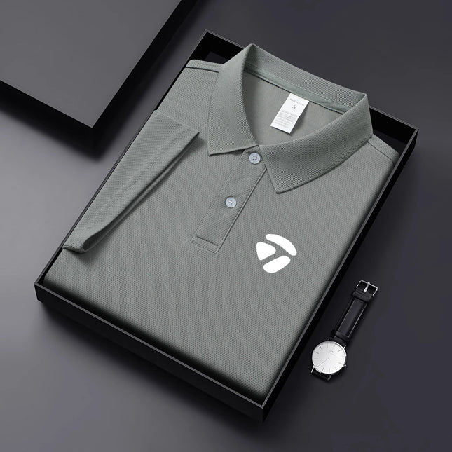 2026 New Summer Style Men's Casual T-shirt, Quick Drying Short Sleeved Golf Shirt, High-quality Plus Size
