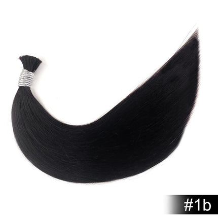 100% Human Hair Bulk No Weft Remy Vietnam Hair Straight Hair Bundles Real Natural Black Hair 613 Blonde 30inch For Braiding