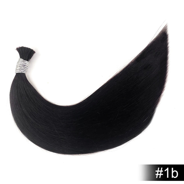 100% Human Hair Bulk No Weft Remy Vietnamese Straight Hair Bundles Real Natural Black 613 Blonde 30-inch For Braiding