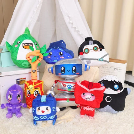 Lanky Boxs Plush Toys Pjed Masks Plushie LankyBot Cyborg Stuffed Animals Soft Toy Boxy Foxy Dolls Pillow Toys For Children Gifts