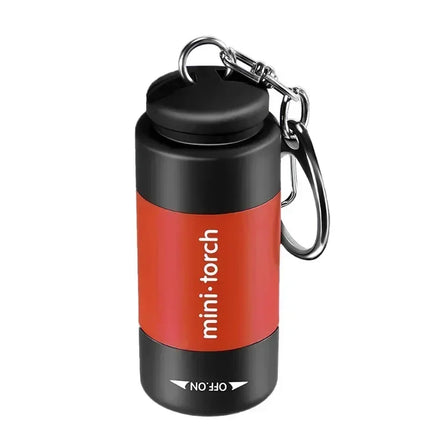 1-3PCS  Pocket LED Flashlights Portable USB Rechargeable Keychain Flash Light Waterproof Home Outdoor Hiking Camping Flashlight
