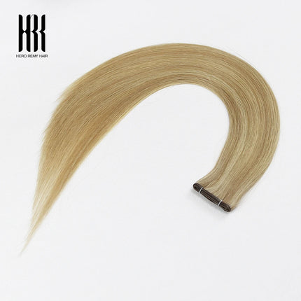 Genius Weft 100G/pc Real Remy Human hair Straight Invisible Chinese Hair Extensions Hair Bundles For Women Hair Weave 16-22 Inch
