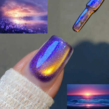 MIANEL 10ML 2026 New Orion Nebula Cat Eye Gel Polish Unique Dual-Shimmer Dynamic Crystal Cat Eye Formula for Nail Art