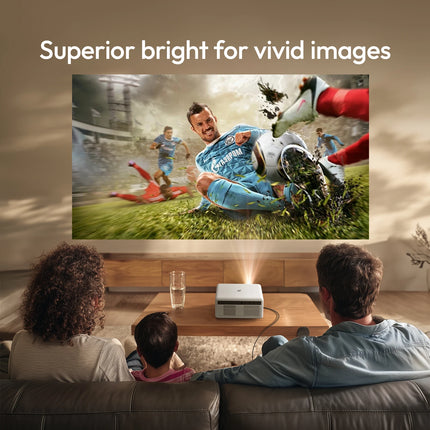 BYINTEK LOVE U14 Full HD 1080P Projector 4K  Smart Bluetooth WiFi 6 Supported 1250ANSI Auto Focus Home Theater Cinema Projectors